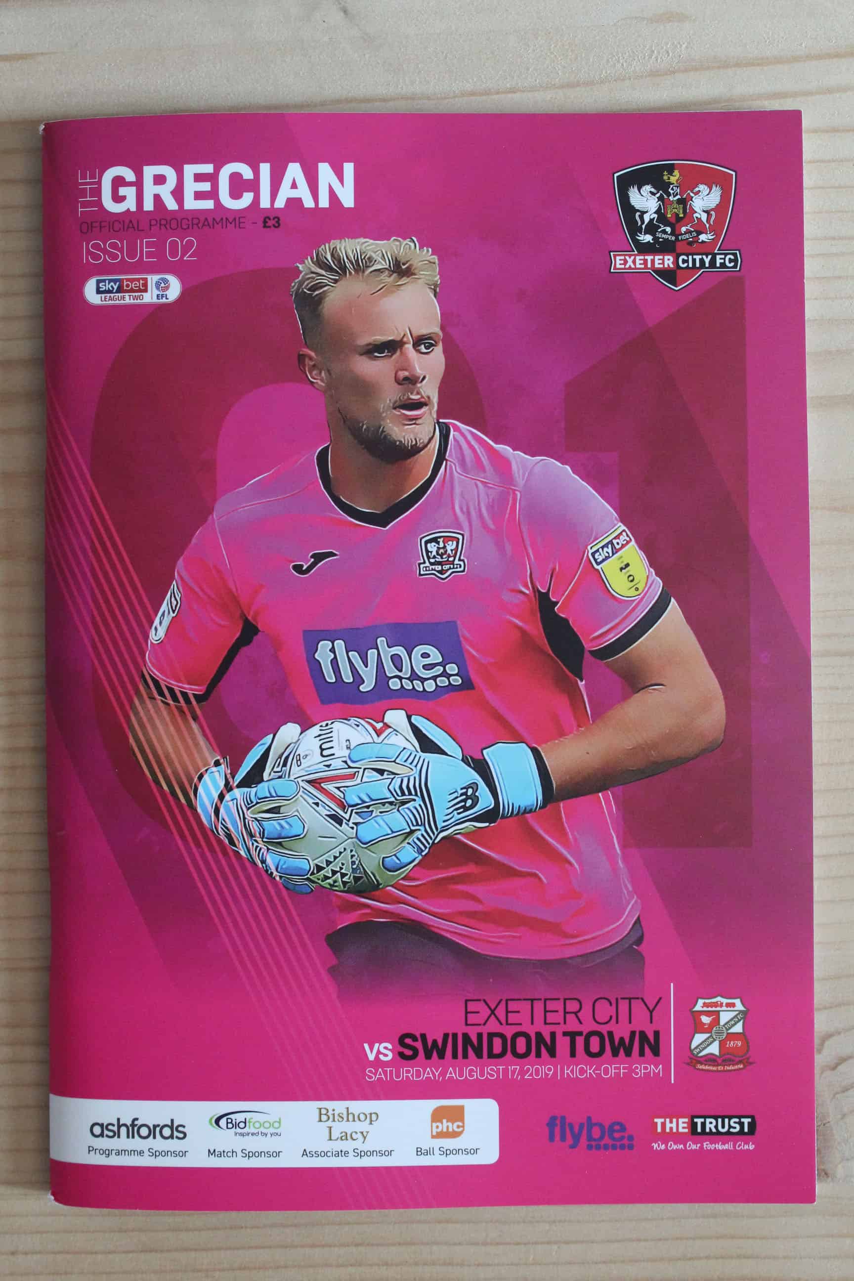 Exeter City FC v Swindon Town FC